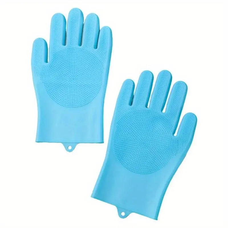 Kitchen Cooking Pots and Utensils Cleaning Gloves, Household Cleaning Gloves, Suitable for Various Uses Such as Kitchen Cleaning, Sweeping, Bathroom Cleaning, Laundry, Etc. These Gloves Can Be Reused. Laundry Gloves, Household Supplies