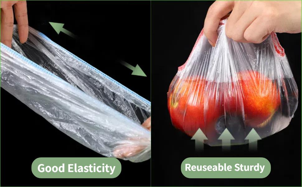 200-Piece Elastic Food Cover Set – Stretchable Covers for Bowls, Plates & Food Storage