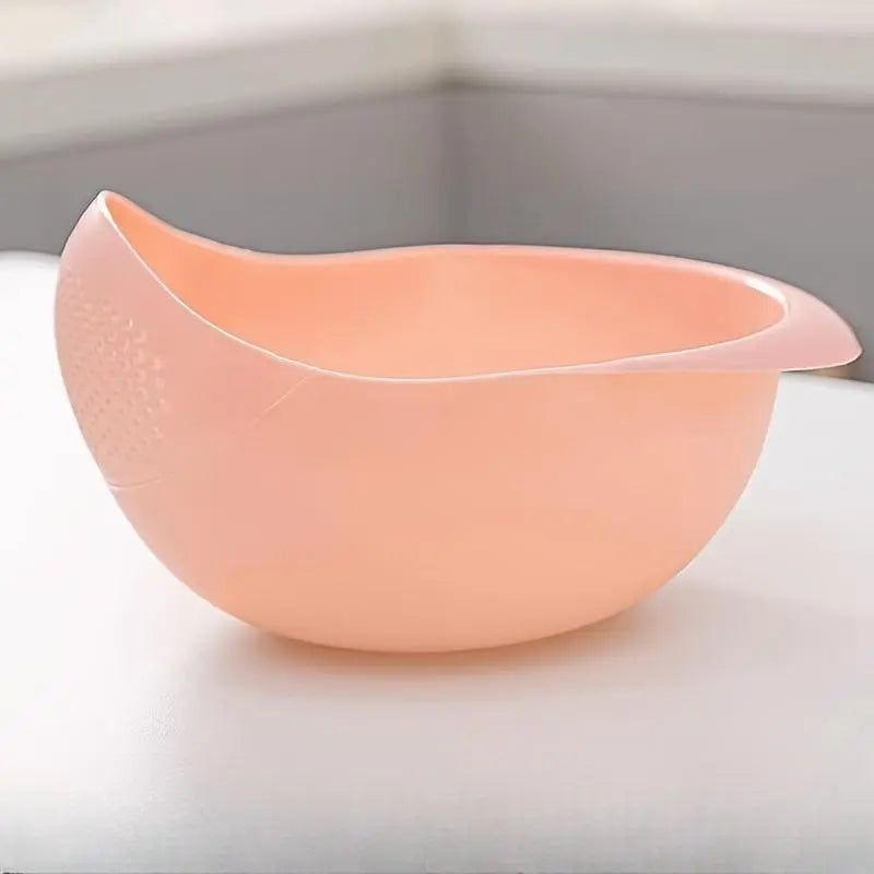Multi-Purpose Rice Washing & Kitchen Strainer Bowl