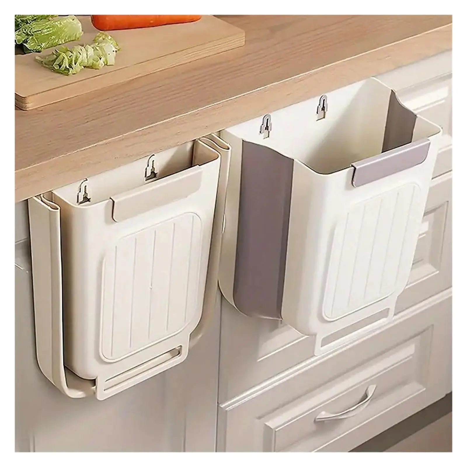 Collapsible Hanging Kitchen Trash Bin (11L)