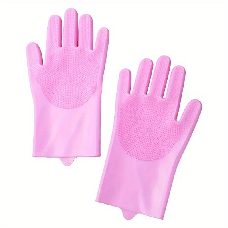 Kitchen Cooking Pots and Utensils Cleaning Gloves, Household Cleaning Gloves, Suitable for Various Uses Such as Kitchen Cleaning, Sweeping, Bathroom Cleaning, Laundry, Etc. These Gloves Can Be Reused. Laundry Gloves, Household Supplies