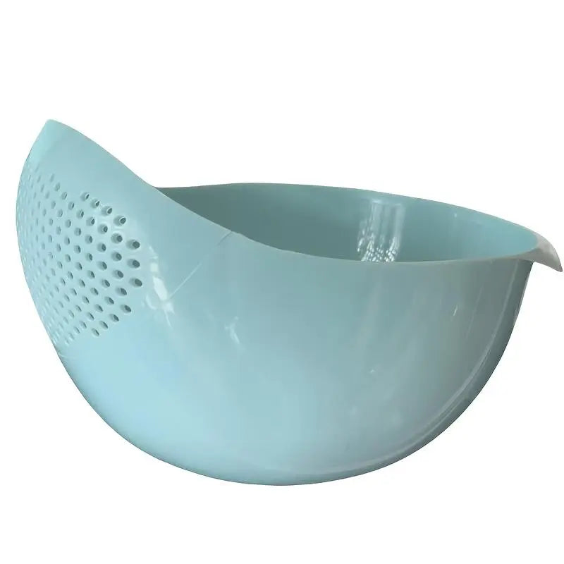 Multi-Purpose Rice Washing & Kitchen Strainer Bowl