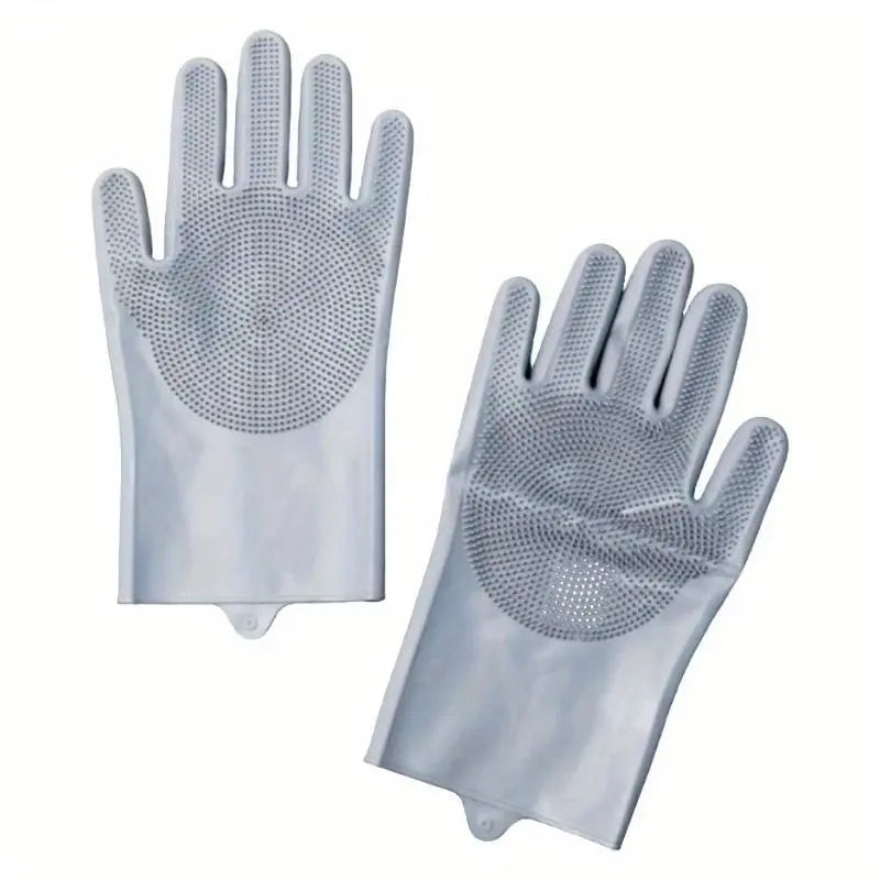 Kitchen Cooking Pots and Utensils Cleaning Gloves, Household Cleaning Gloves, Suitable for Various Uses Such as Kitchen Cleaning, Sweeping, Bathroom Cleaning, Laundry, Etc. These Gloves Can Be Reused. Laundry Gloves, Household Supplies