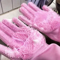 Kitchen Cooking Pots and Utensils Cleaning Gloves, Household Cleaning Gloves, Suitable for Various Uses Such as Kitchen Cleaning, Sweeping, Bathroom Cleaning, Laundry, Etc. These Gloves Can Be Reused. Laundry Gloves, Household Supplies
